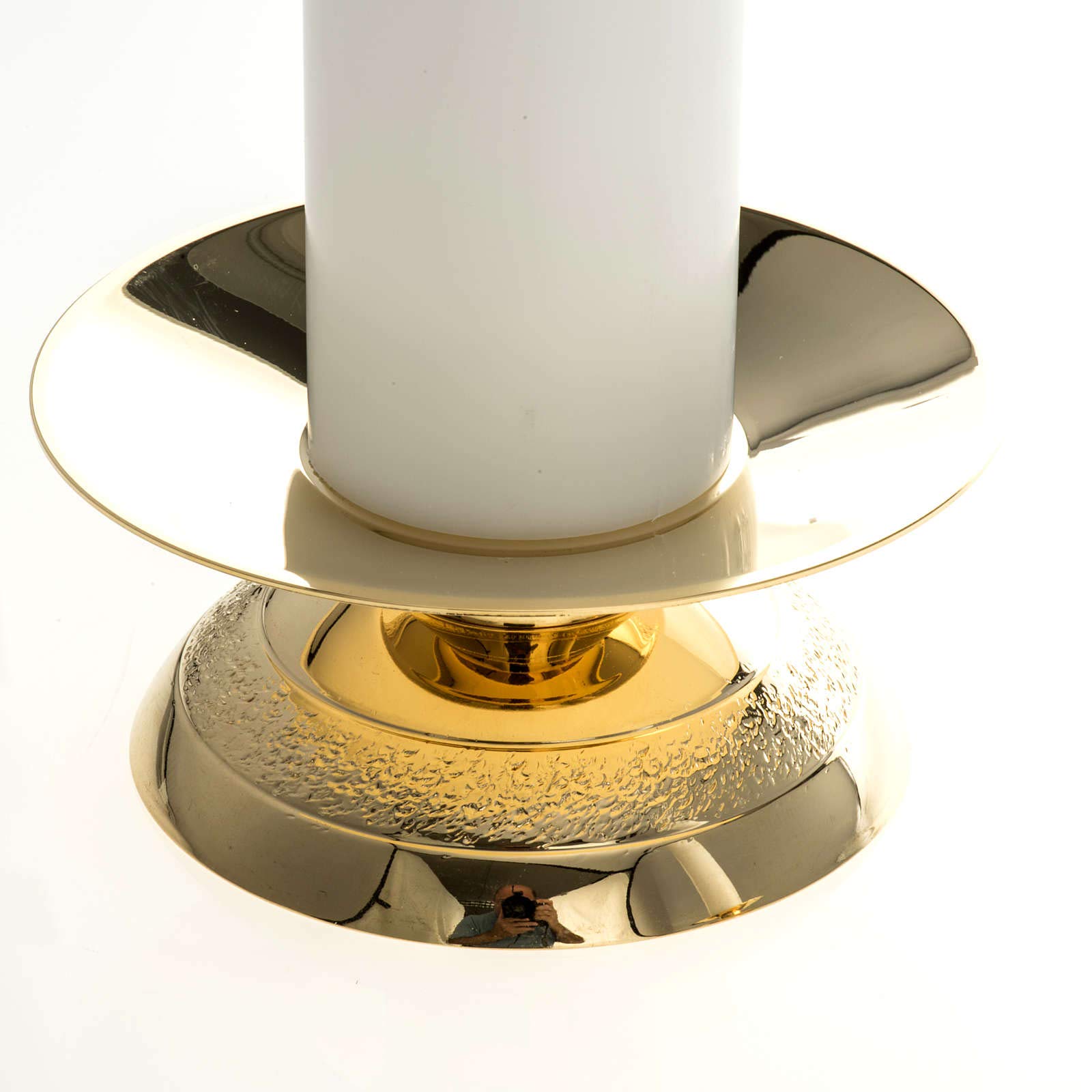 Candle Holders and Fake Candles, Two Piece Set