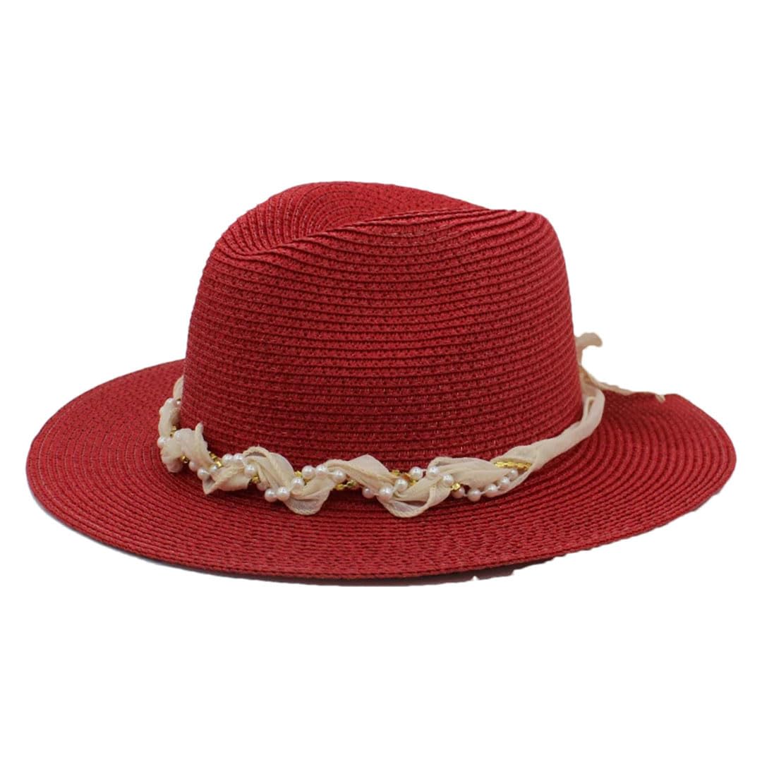 Cappelli Panama in paglia morbida da uomo e da donna, cappello a tesa larga, cappello da spiaggia Fedora Trilby da viaggio all'aperto