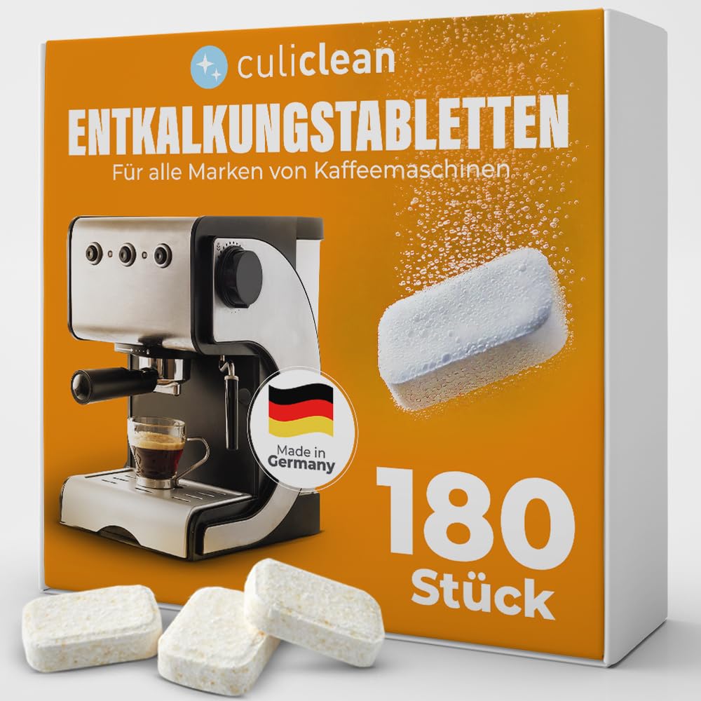culiclean Entkalkungstabletten, Made in Germany, 180 Stück