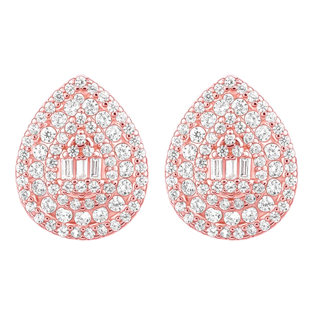 GIVA 925 Silver Rose Gold Dazzling Drop Earrings| studs to Gift Women & Girls | With Certificate of Authenticity and 925 Stamp | 6 Months Warranty* (B0CX5DL5NK) Amazon Price History, Amazon Price Tracker
