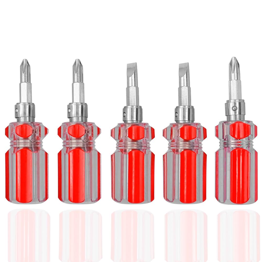 Amazon.com: Eyech 5 Pcs Stubby Magnetic Screwdriver with