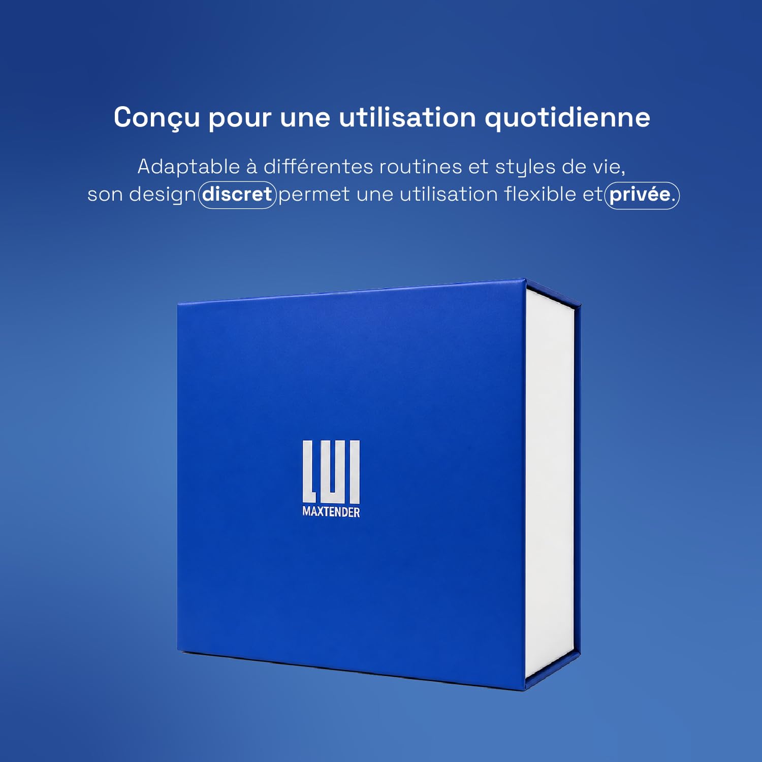 LUI MAXTENDER M Extenseur Pénien Premium – Système Adaptive Gear Tech – Matériaux de Grade Médical – Design Ergonomique – Utilisation Progressive et Confort Longue Durée