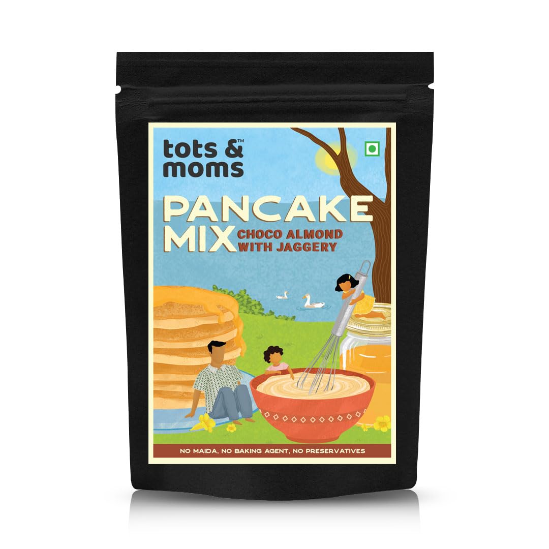 TOTS AND MOMS Foods Organic Choco Almond Pancake Mix With Jaggery For Kids Breakfast Snack|No Maida, White Sugar, Baking Agent|100% Natural & Wholesome With Almonds-,250 Grams (B08XYTJHGQ) Amazon Price History, Amazon Price Tracker