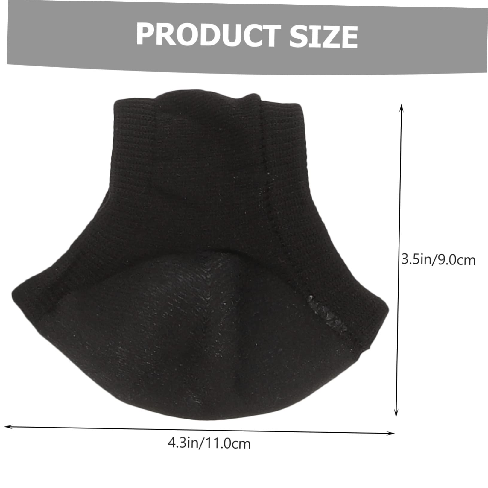 PLAFOPE Comfortable Gel Heel Socks for Women Toeless Cracked Heel Protection Socks Breathable