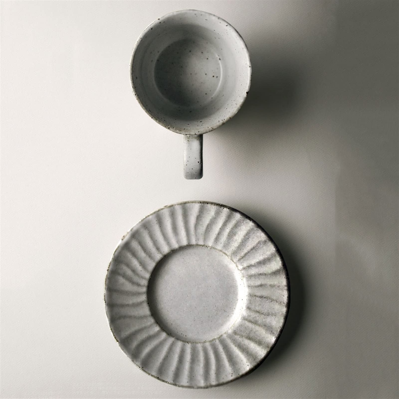 Ceramiczny kubek do kawy zestaw filiżanek do kawy z talerzem Vintage kreatywny kubek z szorstkiej ceramiki zestaw filiżanek do popołudniowej herbaty ręcznie robiony kubek zestaw kubków do kawy