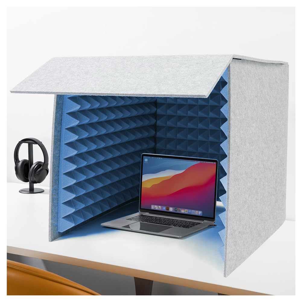 Cabine d'enregistrement de microphone pour le streaming à la maison et la création de podcasts