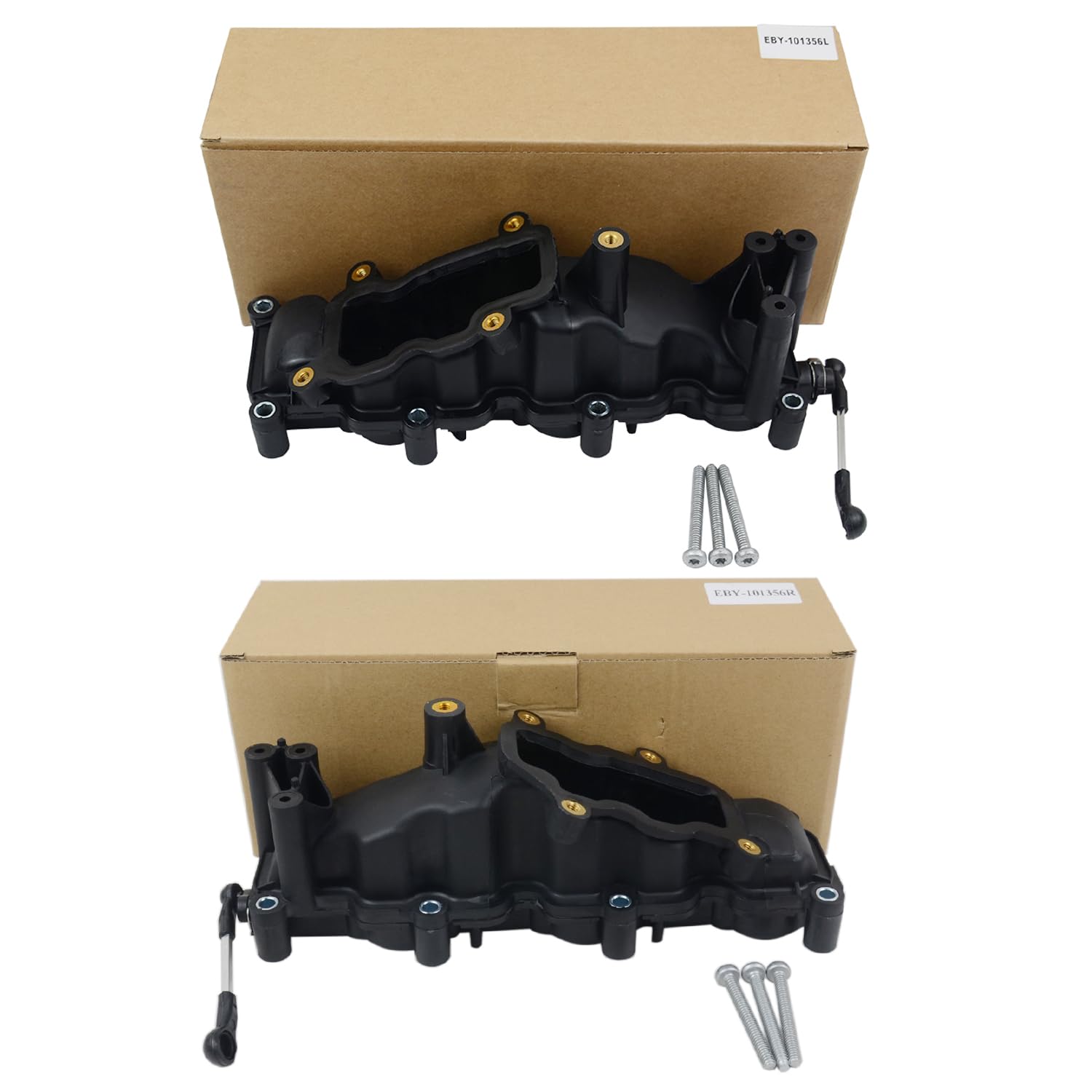 2x Colector de admisión compatible con A4 A6 A8 Q7 T0uareg 2.7 3.0 TDI 059129711CK 059129712BL