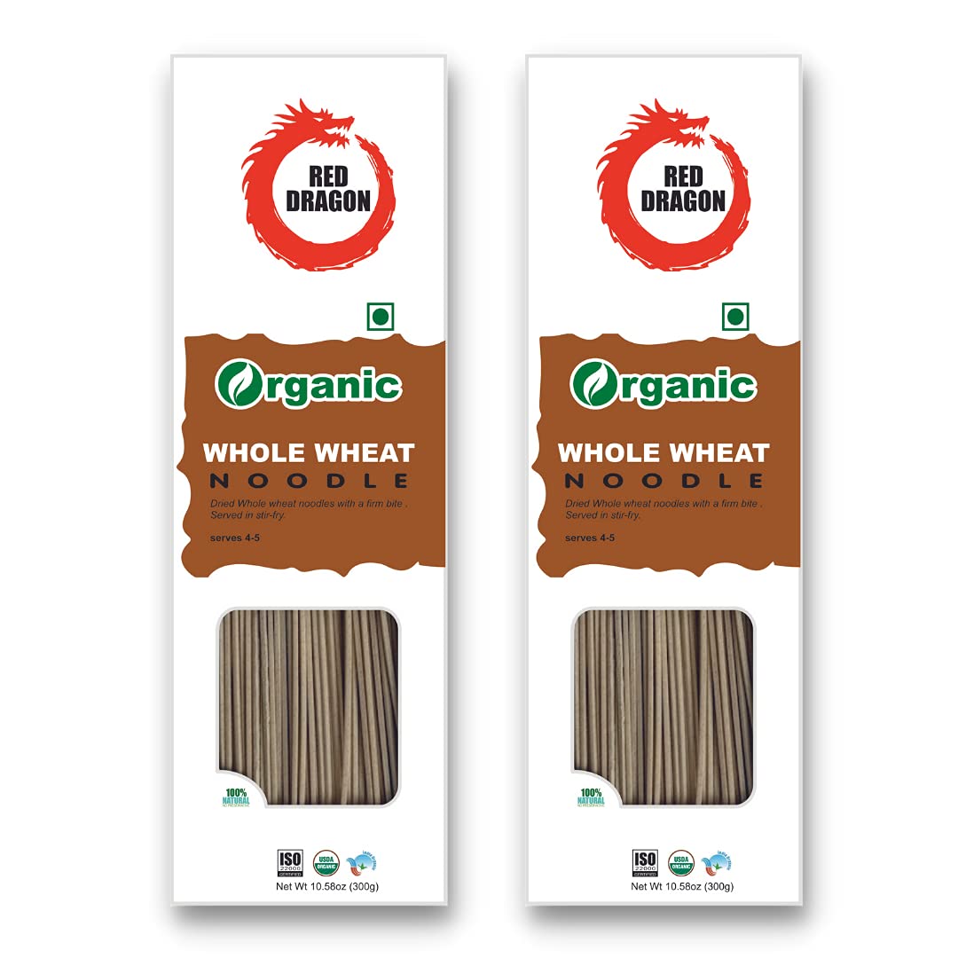 Red Dragon Japanese Whole Wheat Noodles Fresh And Delicious Organic Tasty Cuisine 600G (Pack Of 2) |No Preservatives, 600 grams (B09812424N) Amazon Price History, Amazon Price Tracker