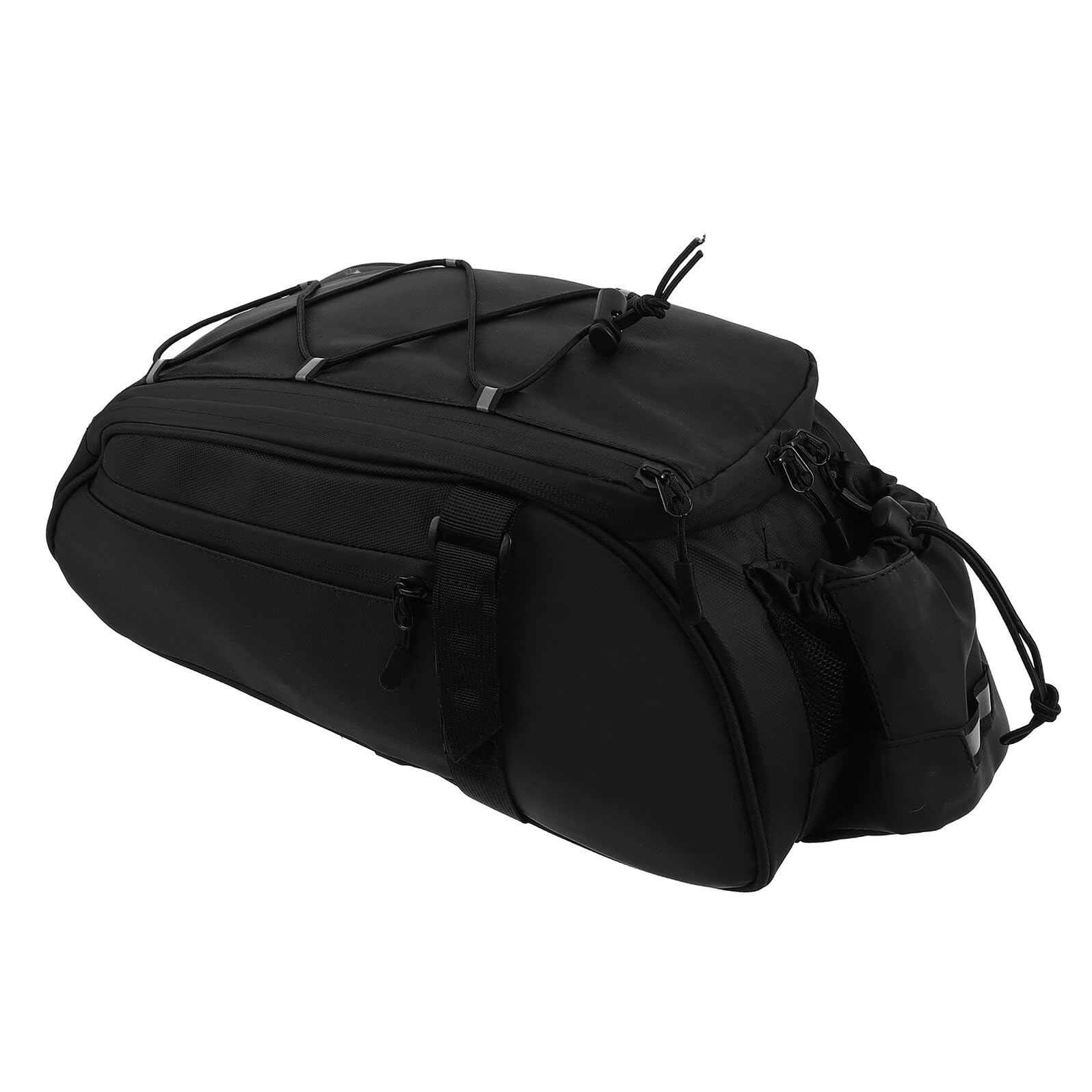 Healeved Borsa da Sella per Bici Grande Capacità Borsa Posteriore per Mountain Bike Montaggio Stabile per Portapacchi Posteriore Adatta a Ciclismo e Viaggi All’Aperto