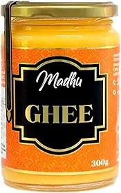 Manteiga Ghee 300G - Clarificada Zero Lactose - Madhu