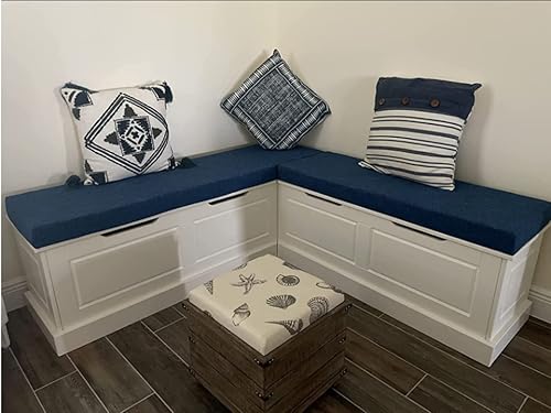 Miniatura 7 de Kiyeocca Cojín de banco de interior personalizado para muebles, almohadilla de asiento de ventana panorámica, cojines de banco de vestíbulo, cojín