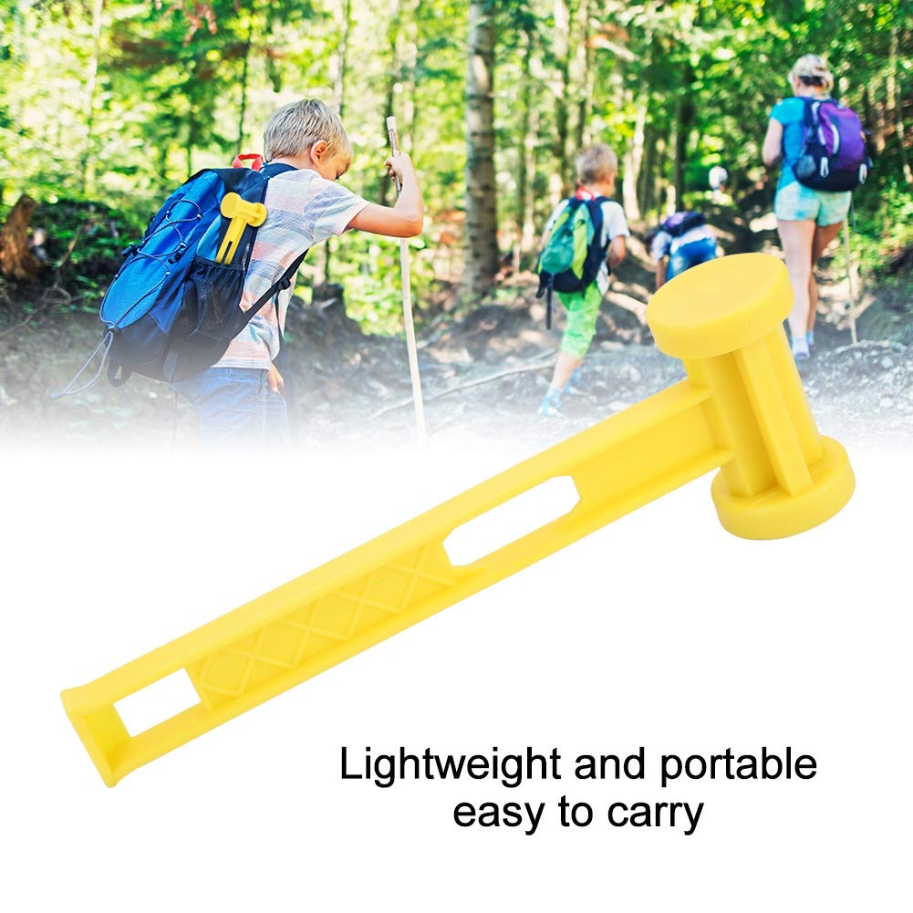 MAGT Marteau, Portable en Plastique Terre Clous Marteau Tente Légère Peg Marteau Camping en Plein Air Outils Accessoires