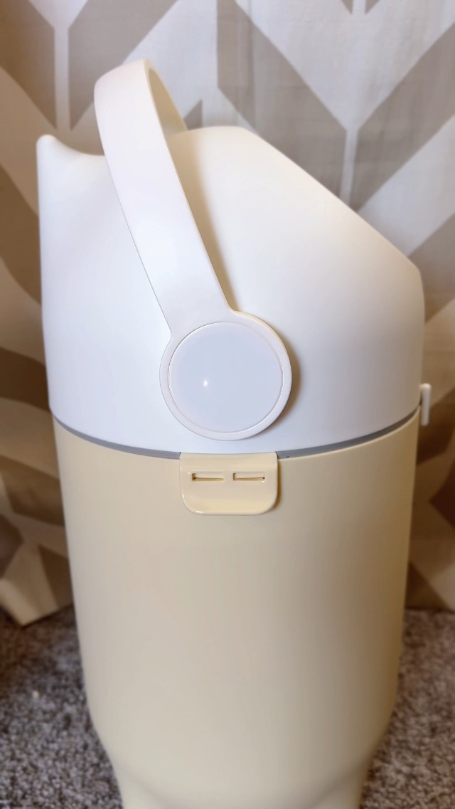 Image of 13 Gallon PRESS-OPEN Diaper Pail - 135 Diaper Capacity Stainless Steel Baby Trash Can with AbsorbX Odor Filter, Extra-Wide Opening, No Refills Needed, for Nursery Diaper & Adult Incontinence Underwear