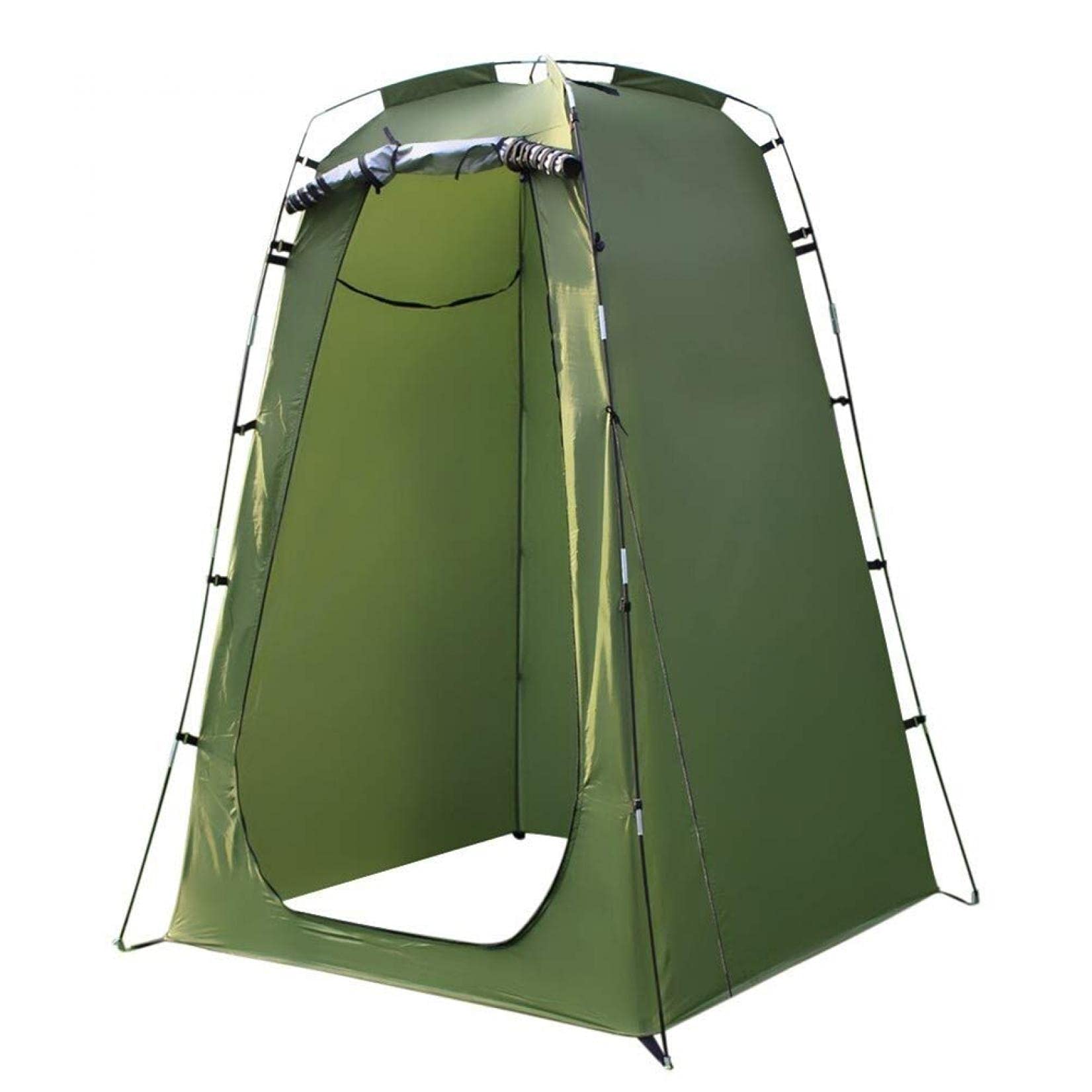 Tente de camping army green portable et legere pour douche et vestiaire d'intimite