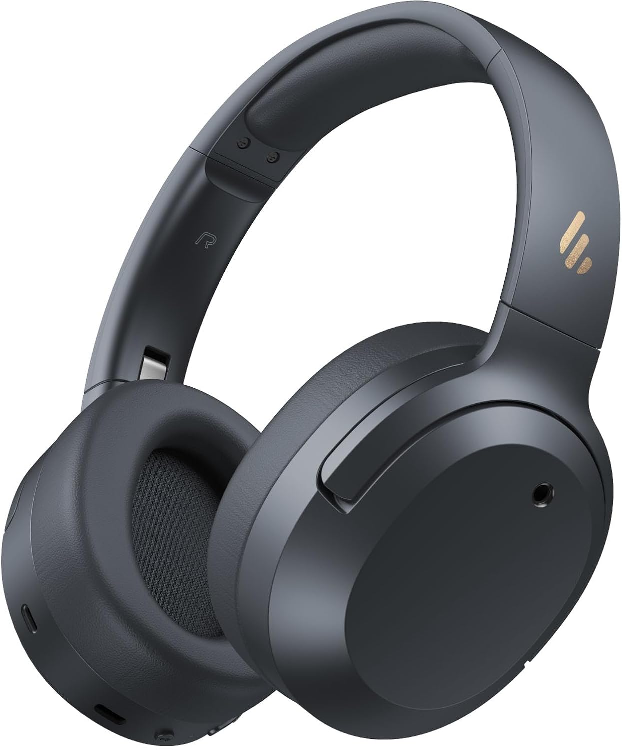 W820NB Plus Gen 2 Over-Ear Noise Cancelling Headphone, Dark Gray | -49 dB ANC, LDAC Hi-Res Audio, Bluetooth 6.1 & Multipoint, 40mm Titanium Driver, 88H Playtime, Spatial Sound, AI Clear Calls
