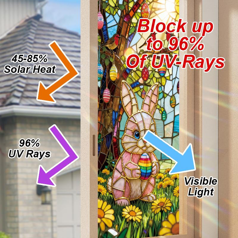 Vinilo decorativo Easter Window Film 39.37x15.75 pulgadas miniatura 4
