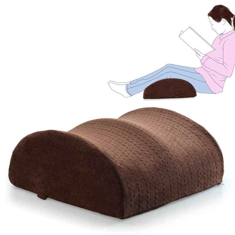 Luxury Comfort Leg Support Knee Pillow Rest Spine Reliever (coffee)