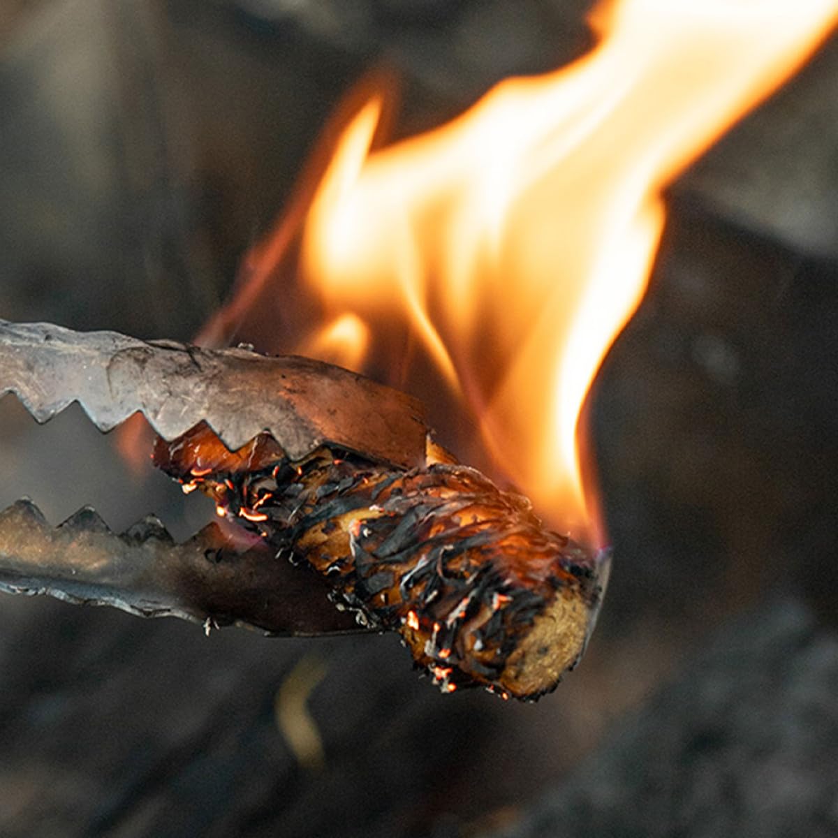 IMIKEYA Encendedor Natural para Barbacoa de Madera Resistente al Viento, 50 Piezas de Madera Khaki para Chimeneas y Camping en Cualquier Clima