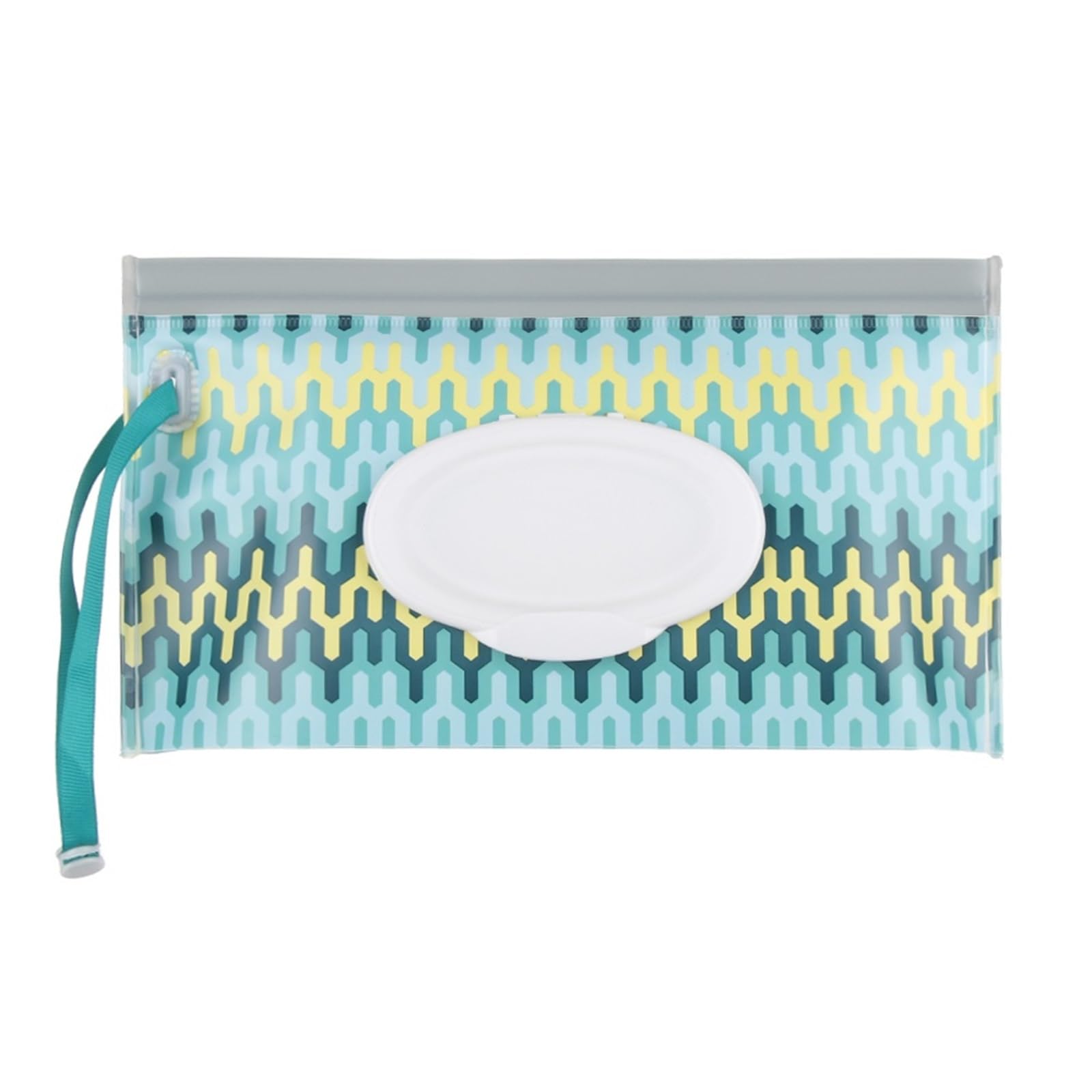 1Pc Wet Wipes Bag Portable Flip Cover Snap-Strap Cosmetic Pouch Tissue Box Outdoor Carrying Case Accessories(Style 1-1)