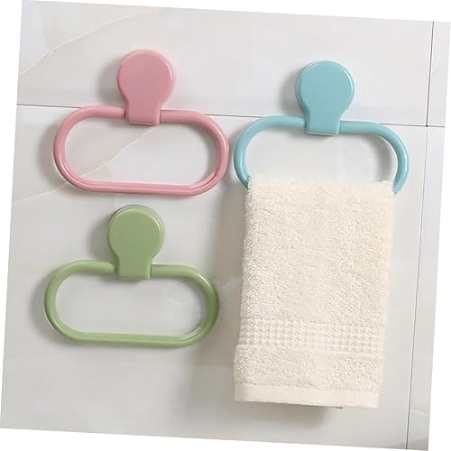 Miniatura 3 de BRIGHTFUFU Soportes de estante Soporte de pared Soporte de pared Toallero montado en la pared Toallero de pared Percha de pared Percha autoadhesiva