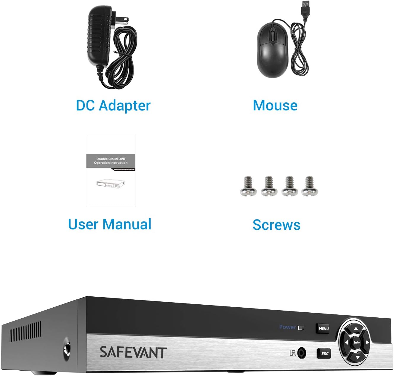 Flаѕh Dеаlѕ - 80% оƒƒ SAFEVANT 5MP Super HD 16 Channel Hybrid 5-in-1 DVR NVR Security Video Recorder with 2TB Hard Drive Build in, Supports Analog and IP Cameras (Cameras Not Included)