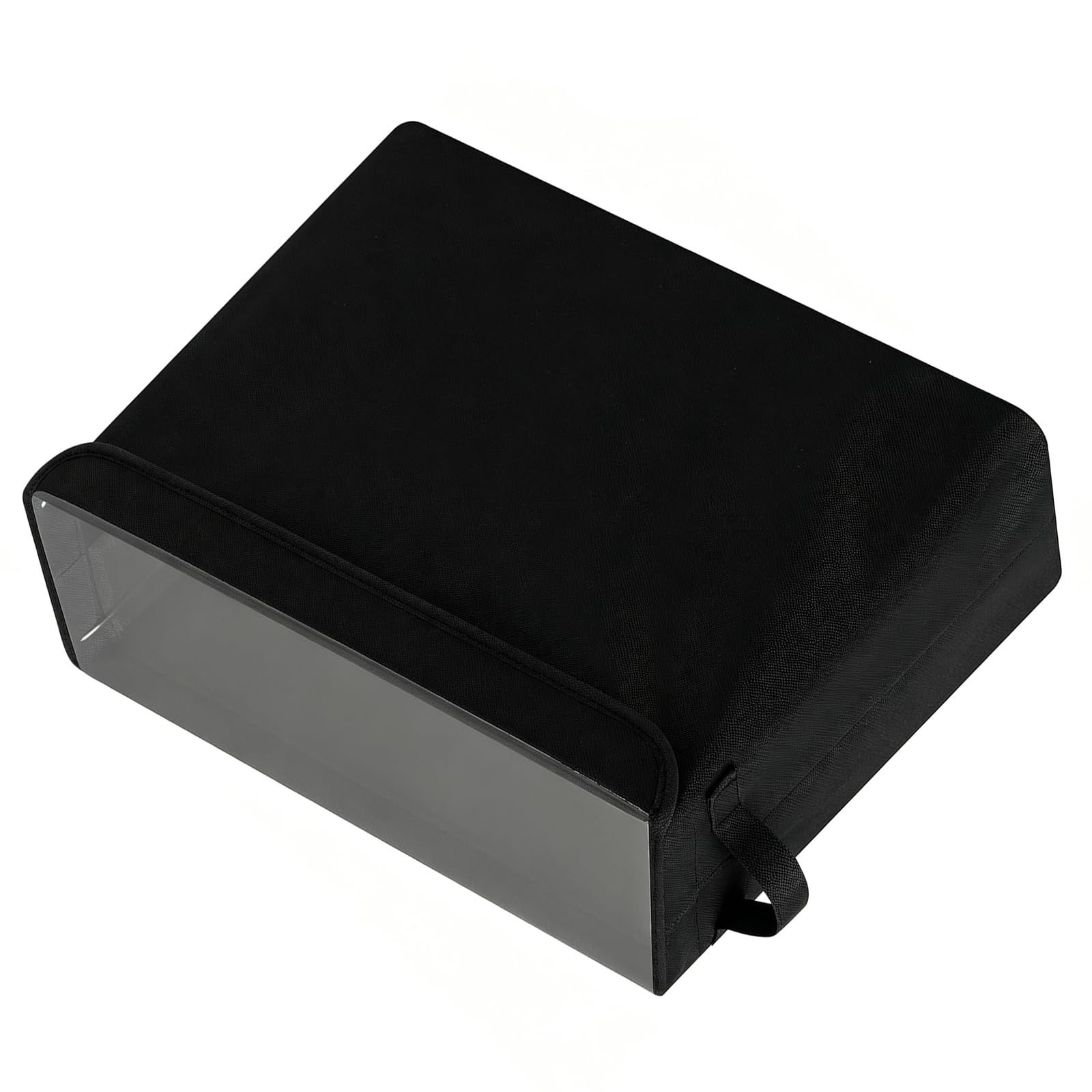 Compact Toilet Tissue Holder with Clear PVC Lid Folding Design for Small Spaces Compact Toilet Tissue Holder with Clear PVC Lid Folding Design for Small Spaces