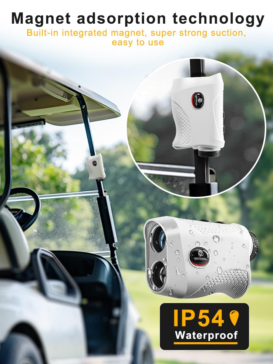 Télémètre laser de chasse et de golf, grossissement 7x, distance de 1 200 mètres, haute précision de verrouillage des vibrations, mode pente balayage continu