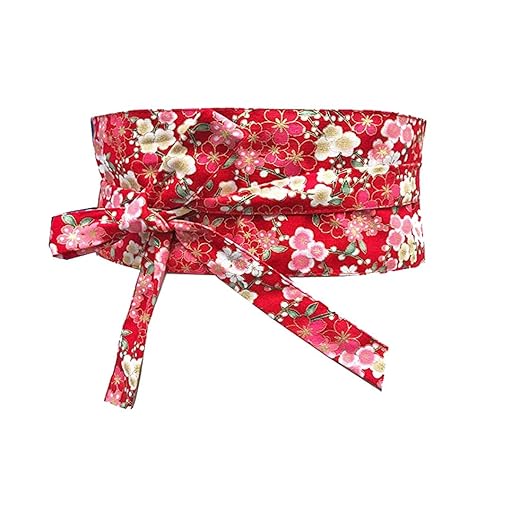 MAYSONG Women's Japanese Kimono Robe Obi Belt Waistband