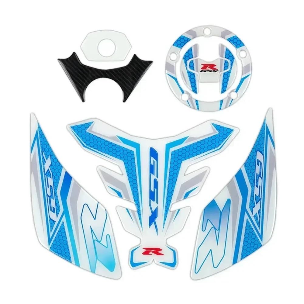 Motorcycle Tank Pad Protection for GSX250R Motorbike Fuel Tanks Traction Pads Tank Cap Protection Fishbone Three-Dimensional Sticker Body Decal Scratch