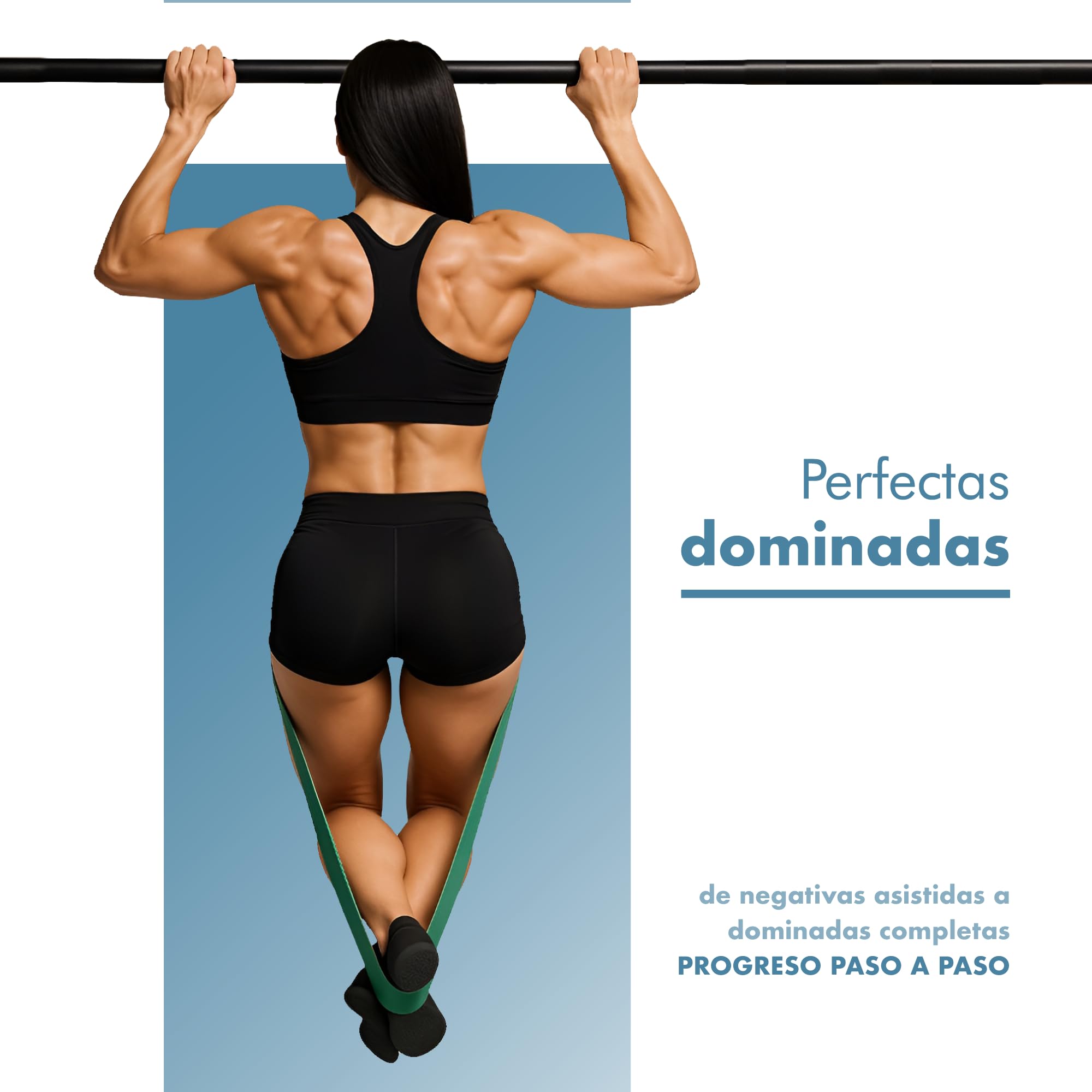 Set De 12 Bandas De Resistencia Con Asas Anclaje Puerta Corr | Envío Gratis