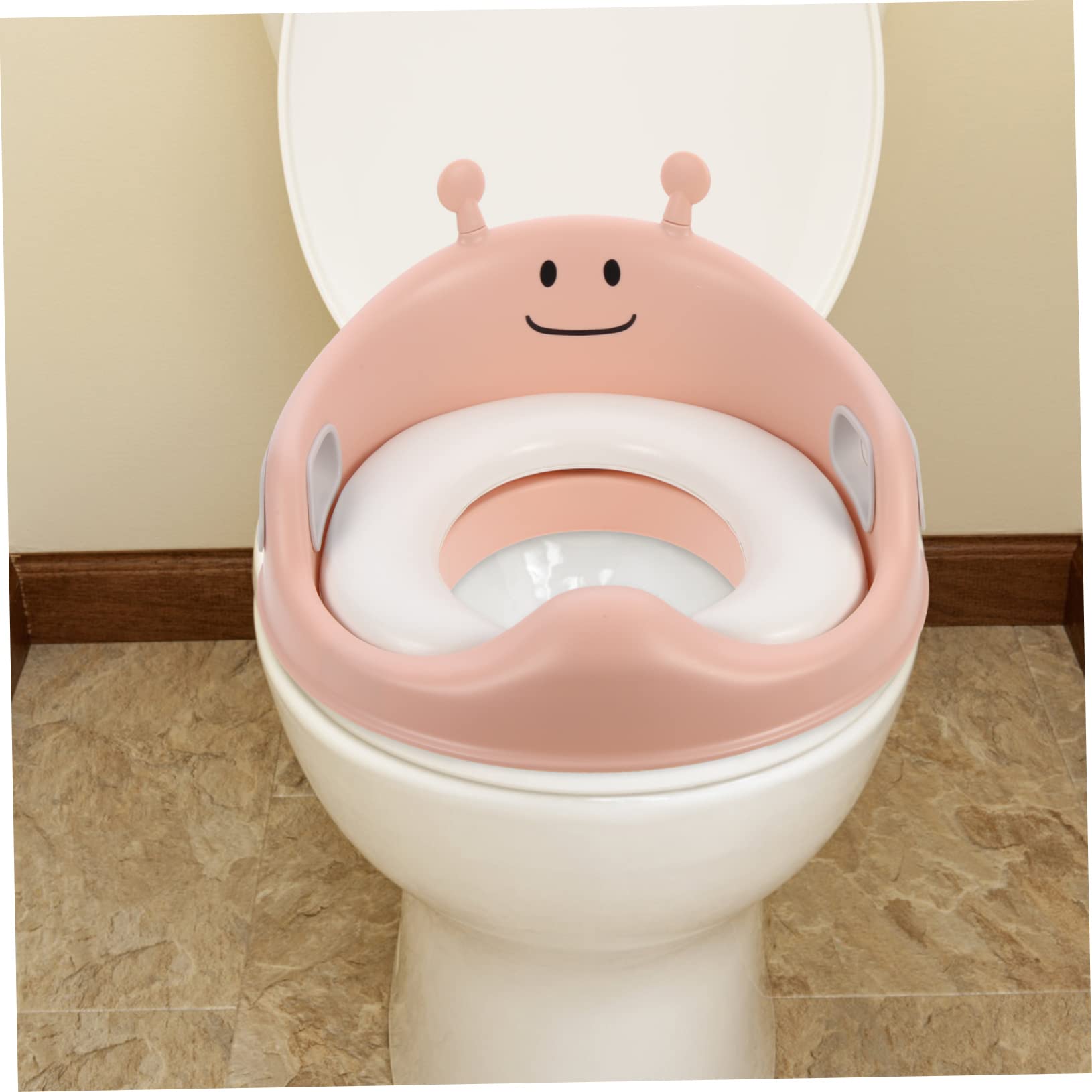 Asiento De Inodoro Ergonomico Cojín Acolchado Reductor De Wc Para Entrenamiento De Niño Niña Diseño Divertido y Para Facilitar El Aprendizaje Compatible La