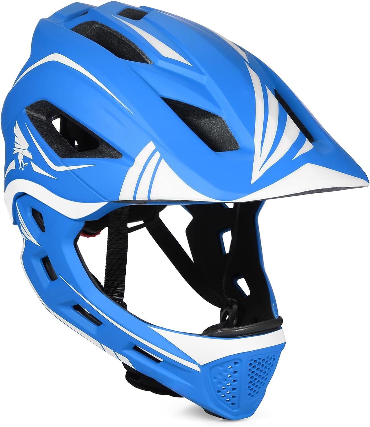 Casque intégral pour enfants avec protège-menton amovible Kavolet