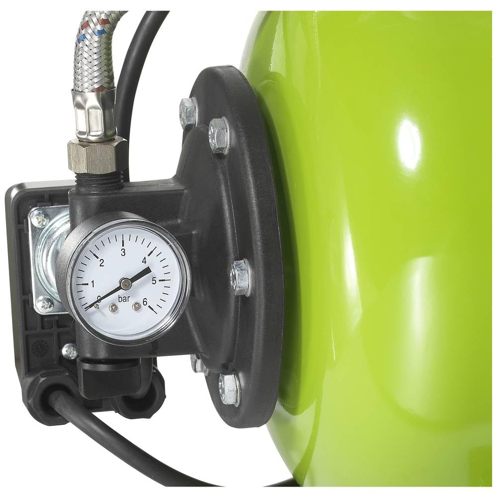TOOLCRAFT TO-8992887 Surpresseur avec réservoir 230 V/AC 6000 l/h