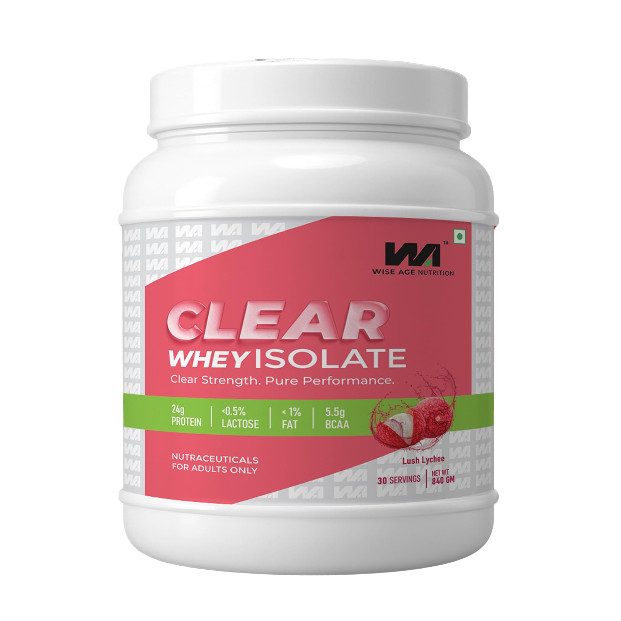 Wiseage Nutrition Clear Whey Isolate 90% | 24g Protein Per Serving | 30 Servings | 0.5% Lactose, 1% Fat, 0 Sugar | Fast Absorbing, Zero Bloating, Easy to Digest | Fast Muscle Recovery (LUSH LYCHEE)-image-41