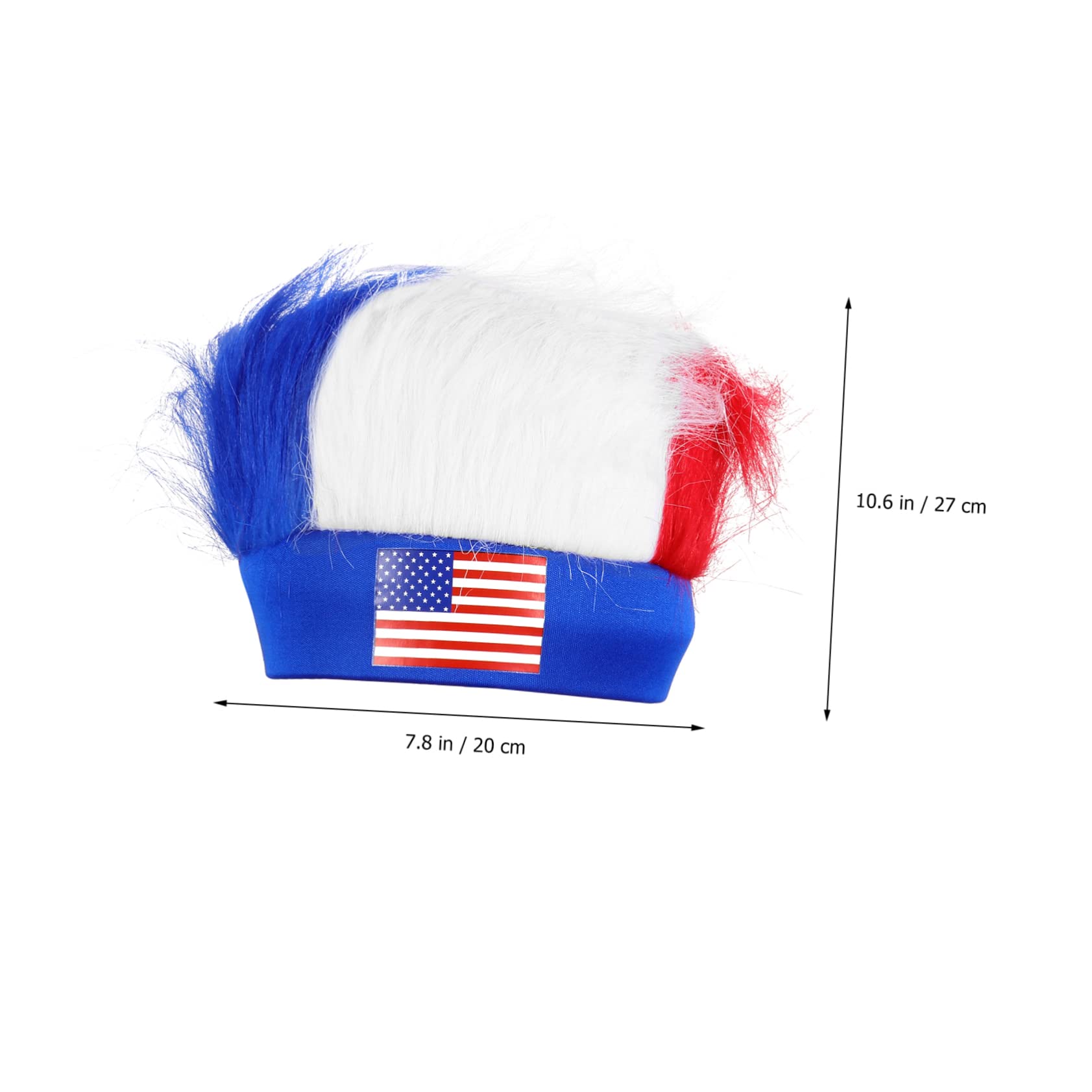 IWOWHERO Football Fans Elastic Wig Hat Comfortable Wig Cap for Cosplay Durable and Breathable for Parties and Sporting Events Versatile for Long Hair