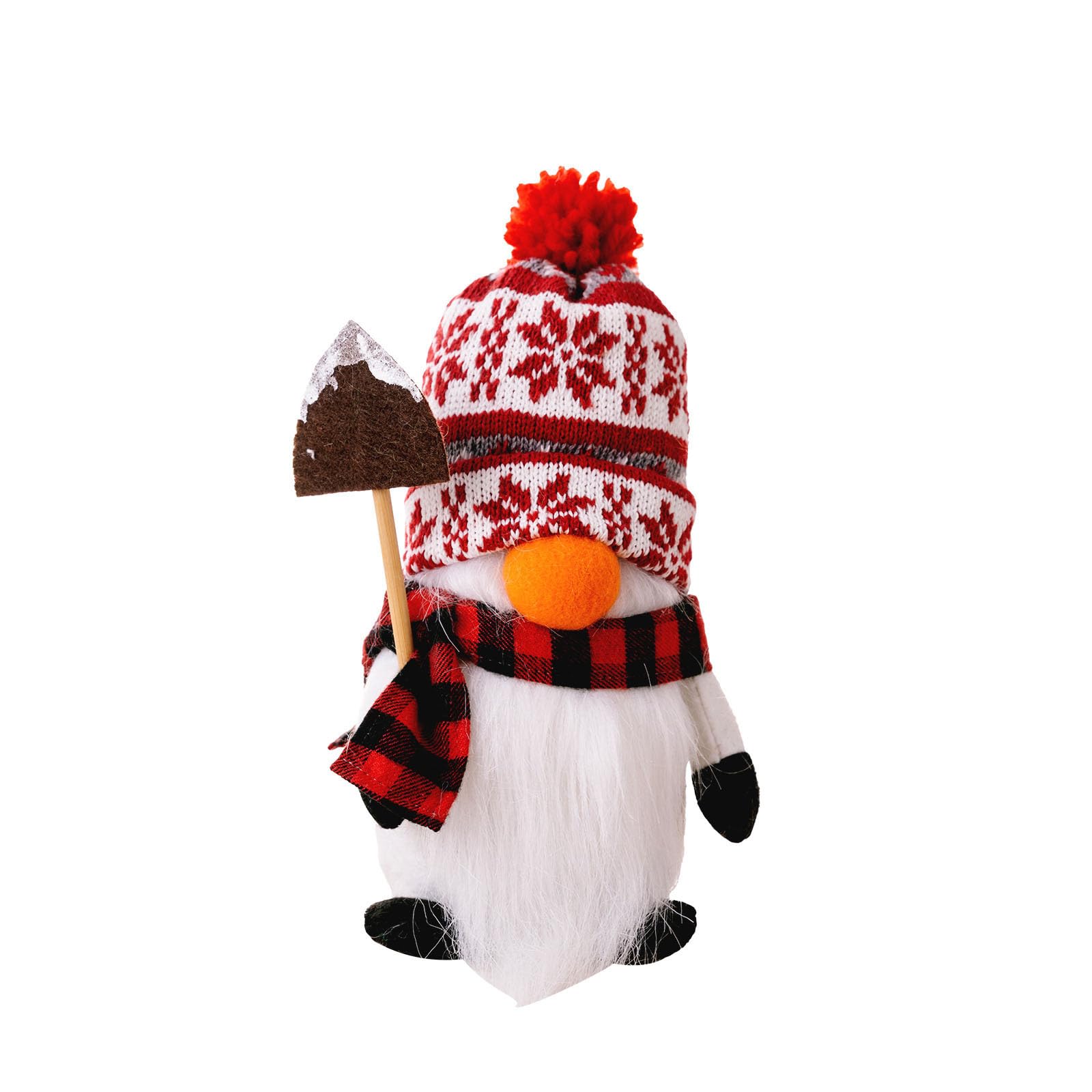Buxuaaaa Lovely Faceless Penguins DwarfOrnament Festival PenguinGnome Figurine with Fluffys Pom-Pom Hat Used for Holiday Display Faceless Doll