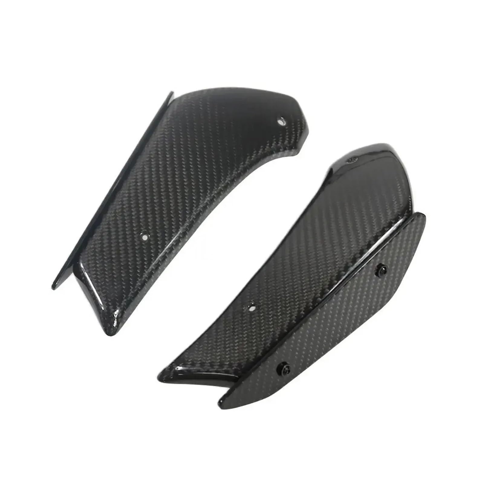 Kit aérodynamique d'ailes latérales en vrai carbone pour Yamaha YZF-R6 2017-2020
