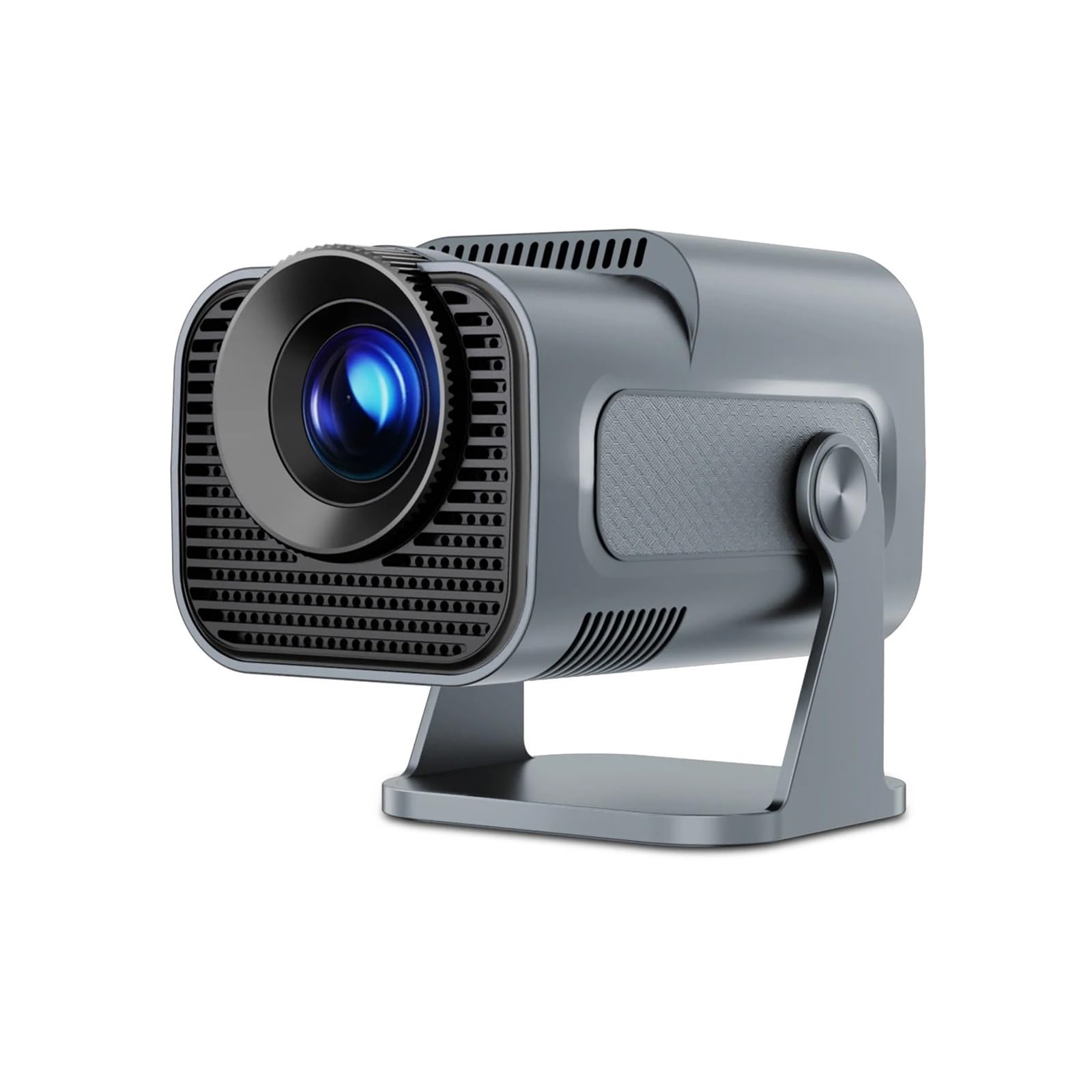 Mini Proiettore 720P 4K 300ANSI Wifi6 BT5.0 Cinema Outdoor Portatile Girevole A 180° Crea Un'Atmosfera(Gray)