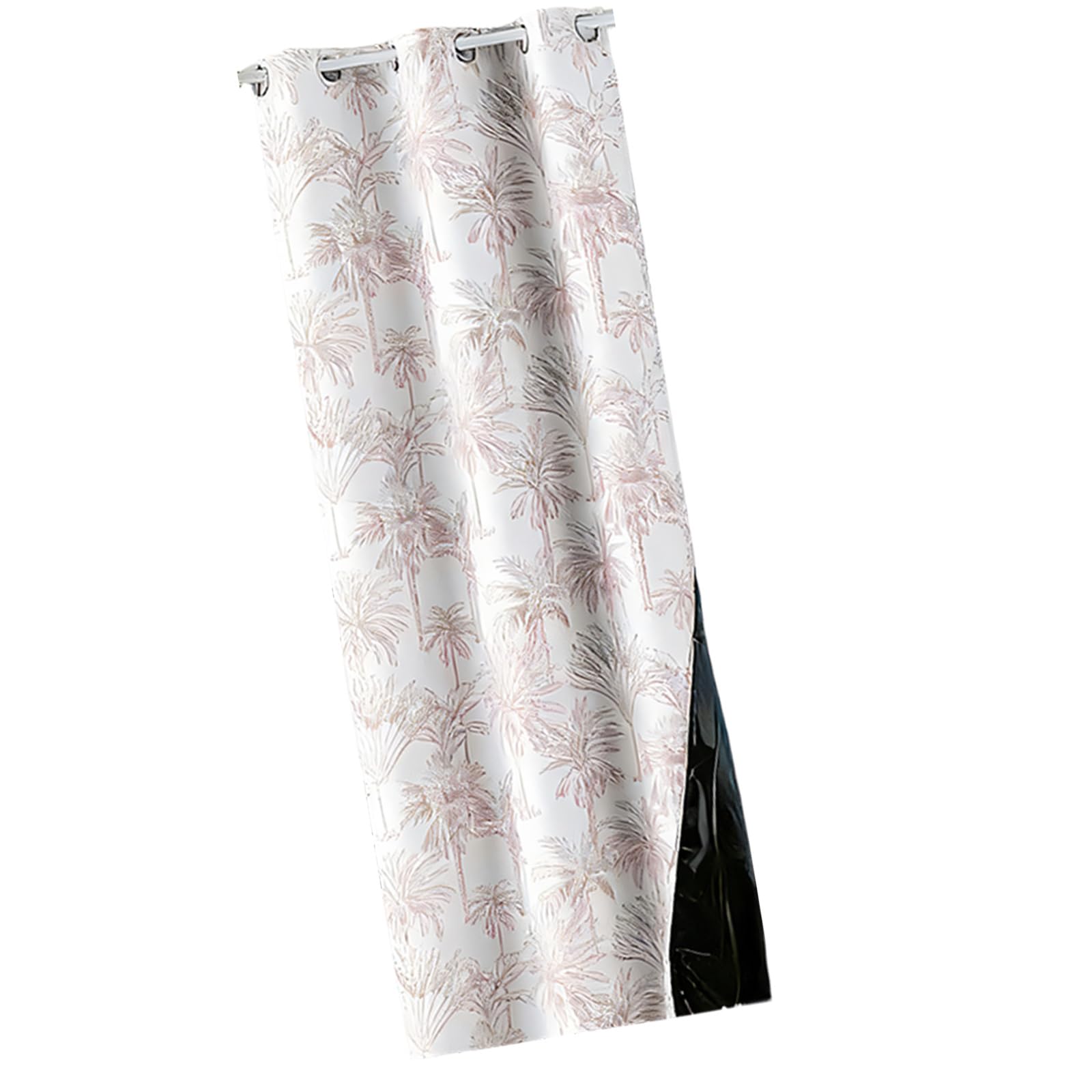 carotoe Print Curtain with Grommets Thermal Insulated Light Blocking Window Drape for Bedroom Darkening Curtain with Grommets Top