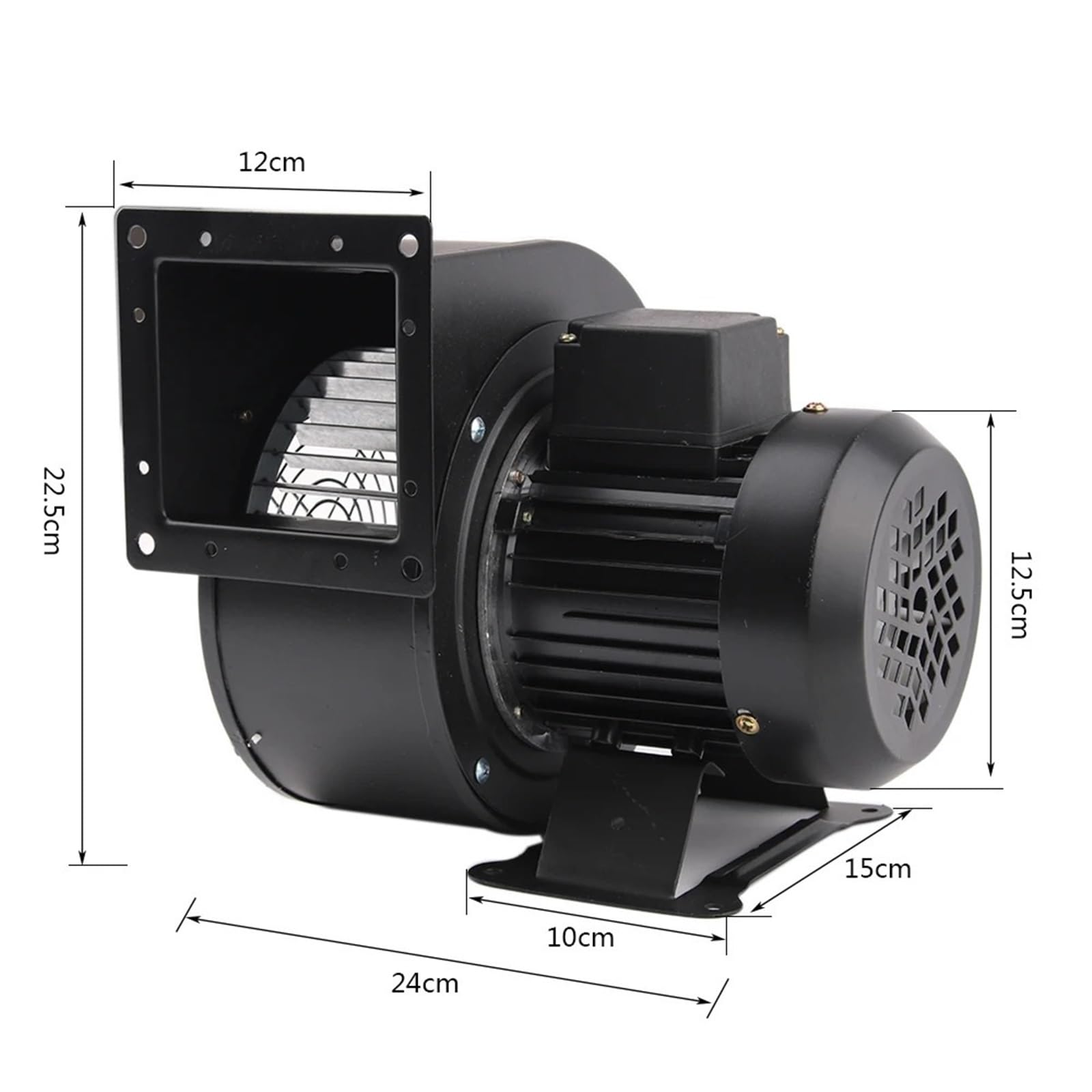 Ventilatore centrifugo di piccola frequenza di potenza 150FLJ7 220V 380V 320W 330W Ventilatore d'aria di raffreddamento industriale (con dissipatore di calore 110V)