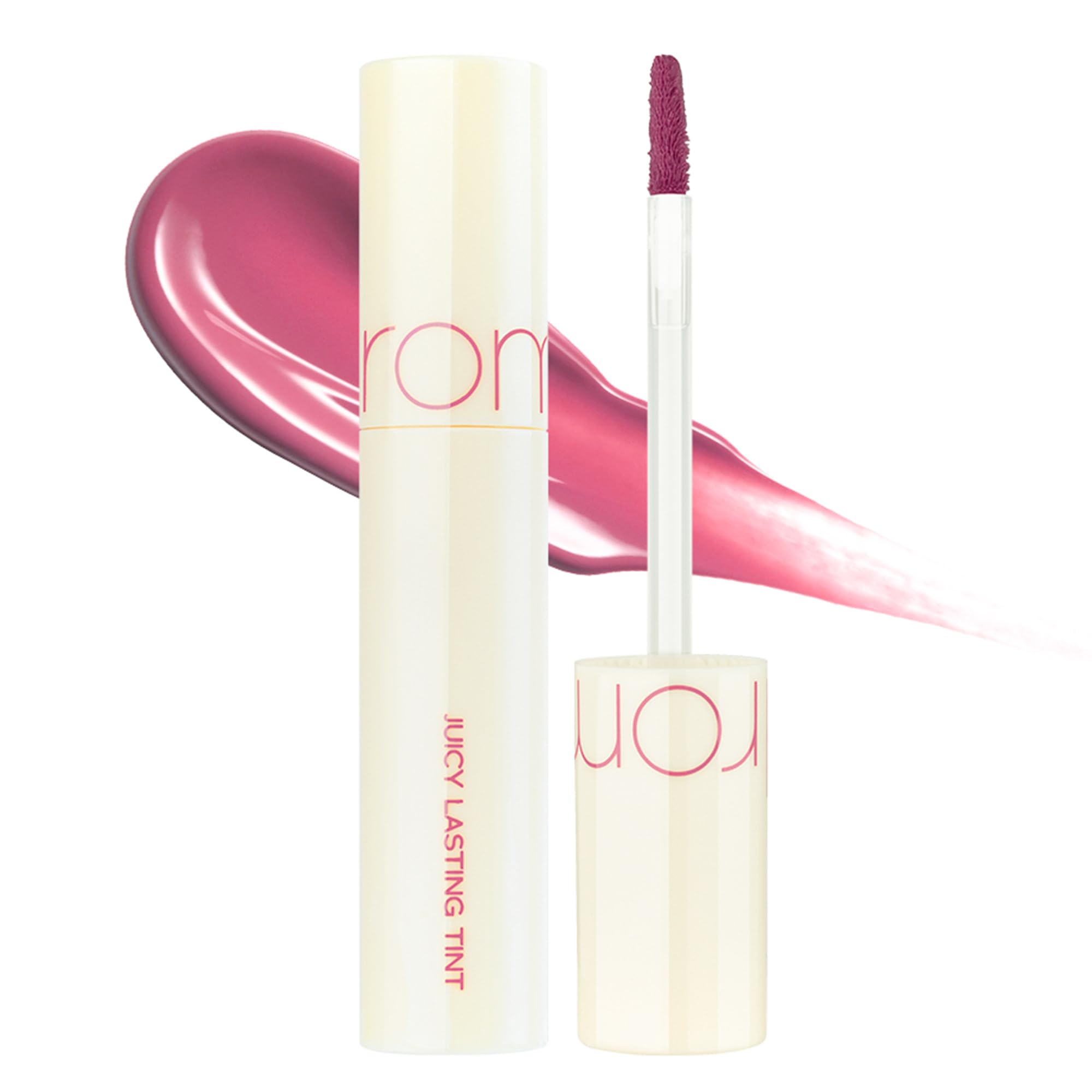 rom&nd beauty Juicy Lasting Tint - 12HR Long Lasting Lip Stain with Hydrating Fruit Extracts - Highly Pigmented, Lightweight, Glossy Finish Buildable