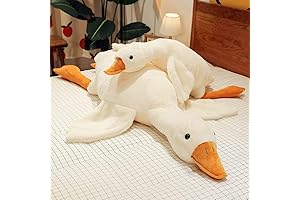 Plush Stuffed Goose Toy, Cute Giant White Goose Stuffed Animal Duck, Super...