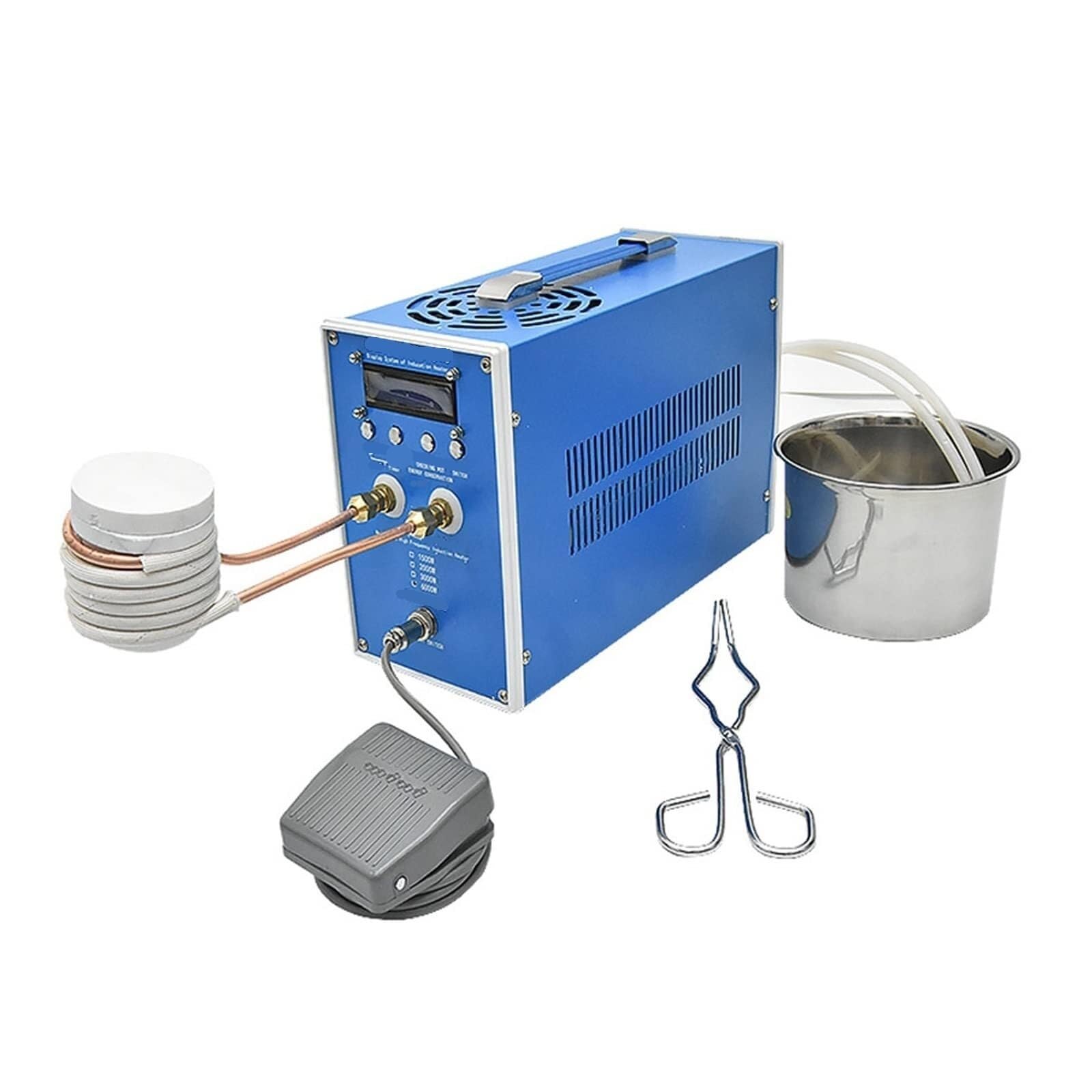 High Frequency Induction Heating Machine Metal Smelting Furnace Heater Welding Quenching Equipment 220V 6000W