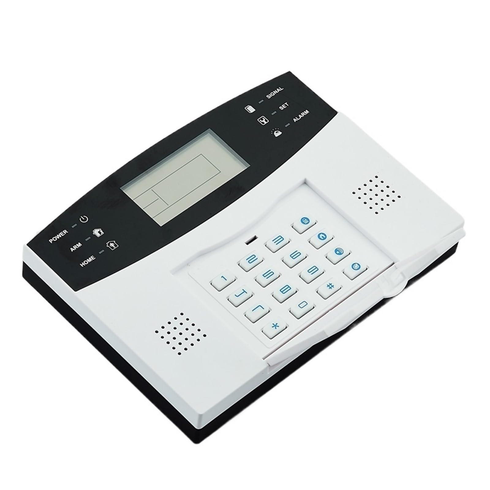 Nessun Canone Mensile Allarme intelligente Antenna incorporata Sensore gap porta Rilevatore di movimento PIR LCD wireless Scheda SIM GSM allarme sicurezza domestica Sirena flash fumo(G2B Bundle O)