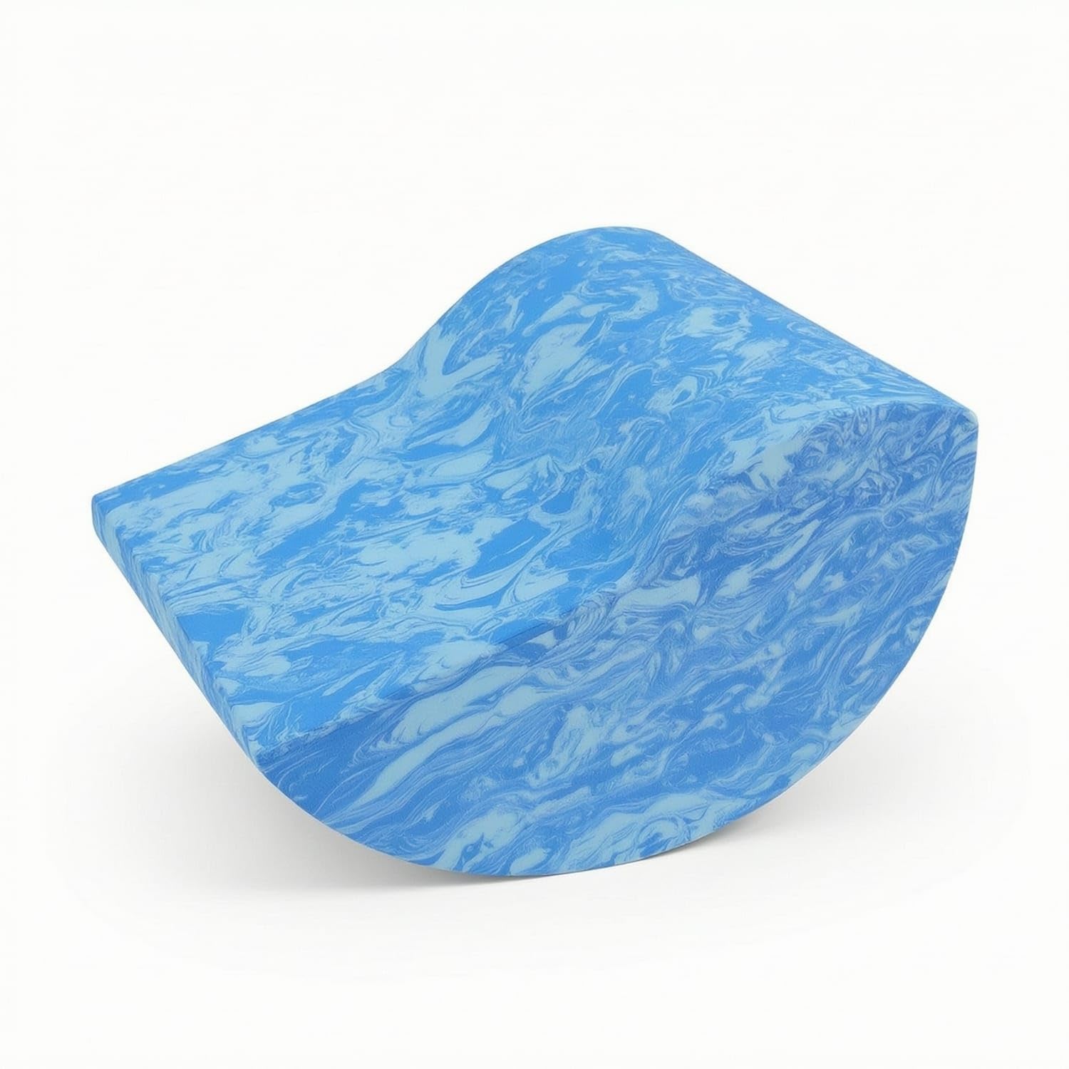 Cumulus-Shaped-Shaped Balance Rocker Marbled Mind-Shape Practice Block with Curved Bottom Compact Exercise Wedge Lightweight for Yogis, Pilates Enthusiasts, Home Workouts, Cloud Shape-image-46