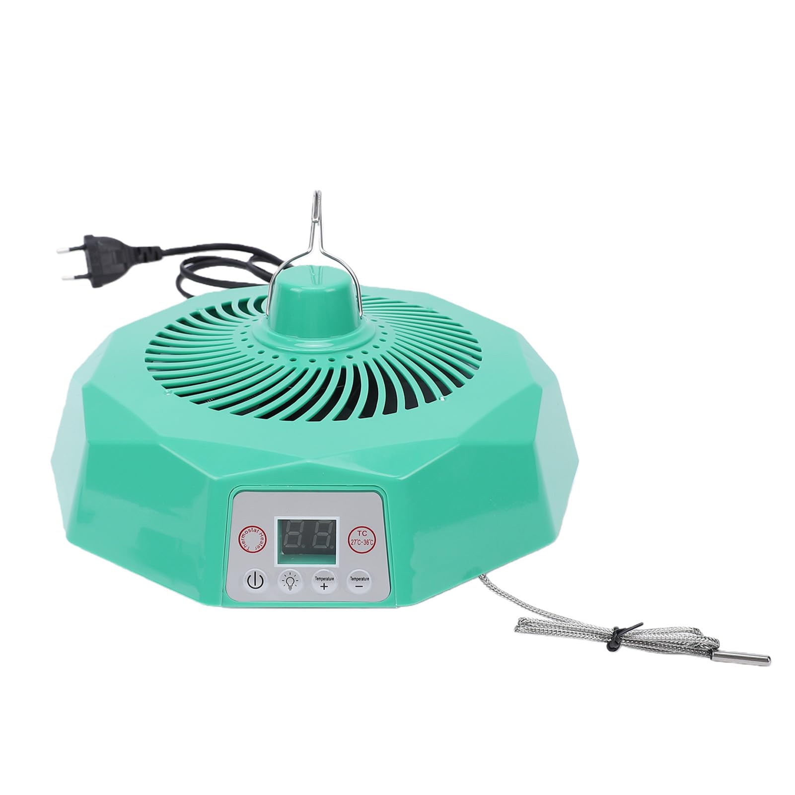 XUMIUZIY Lampada Riscaldante per Animali Domestici con Telecomando |Riscaldatore Regolabile per Pollaio per Bestiame, Cani, Gatti, Rettili, Uccelli (Spina europea 220V)