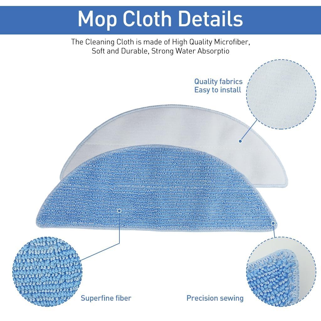 Replacement Mop Pad Compatible with Ecovacs Deebot Y1/Y1 Pro