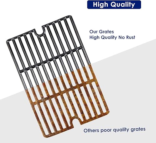 Miniatura 4 de GRISUN Rejillas de parrilla para parrillas Masterbuilt Gravity Series 1050, rejillas de parrilla de hierro fundido resistentes para parrilla de