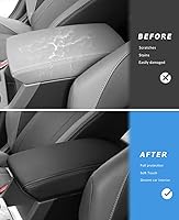 Vista 3 de INTGET para 2026 Subaru Crosstrek/Impreza Accesorios 2024 2025 Funda de Apoyabrazos de Consola Central Tapa de Caja de Apoyabrazos de Cuero Funda