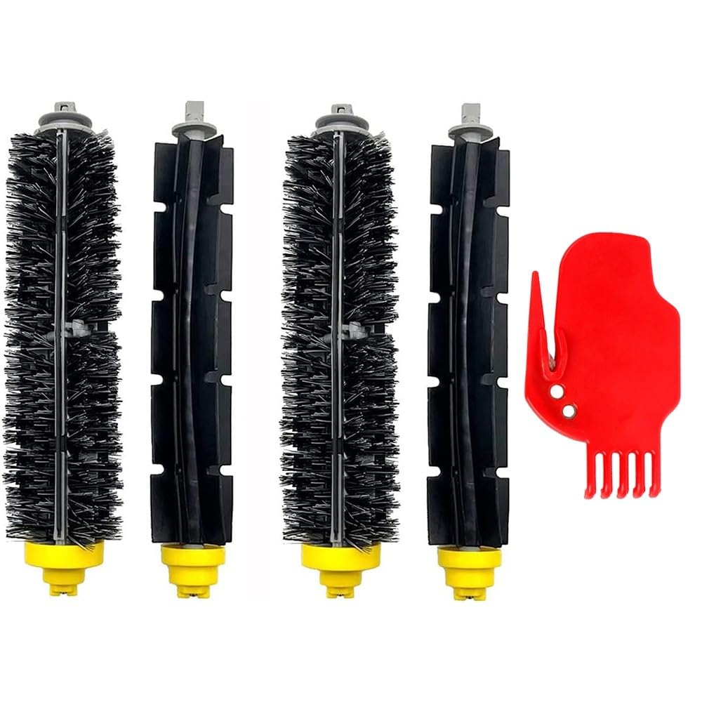 QJBDJSQP Compatible For Roomba， 500 600 700 Series 552 564 585 614 630 660 670 680 690 760 770 780 790 700 Robot Vacuum Cleaner Roller Brushes